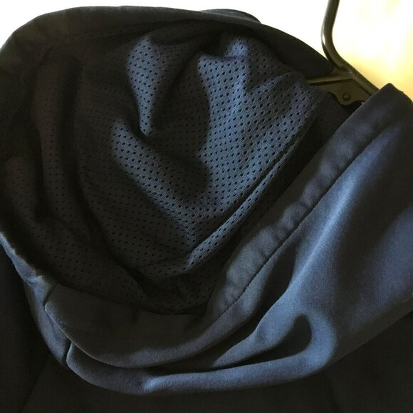 Nike Dri-Fit Men's Pullover Hoodie Pouch Pocket Sweatshirt Size Large Navy Blue - Picture 8 of 10